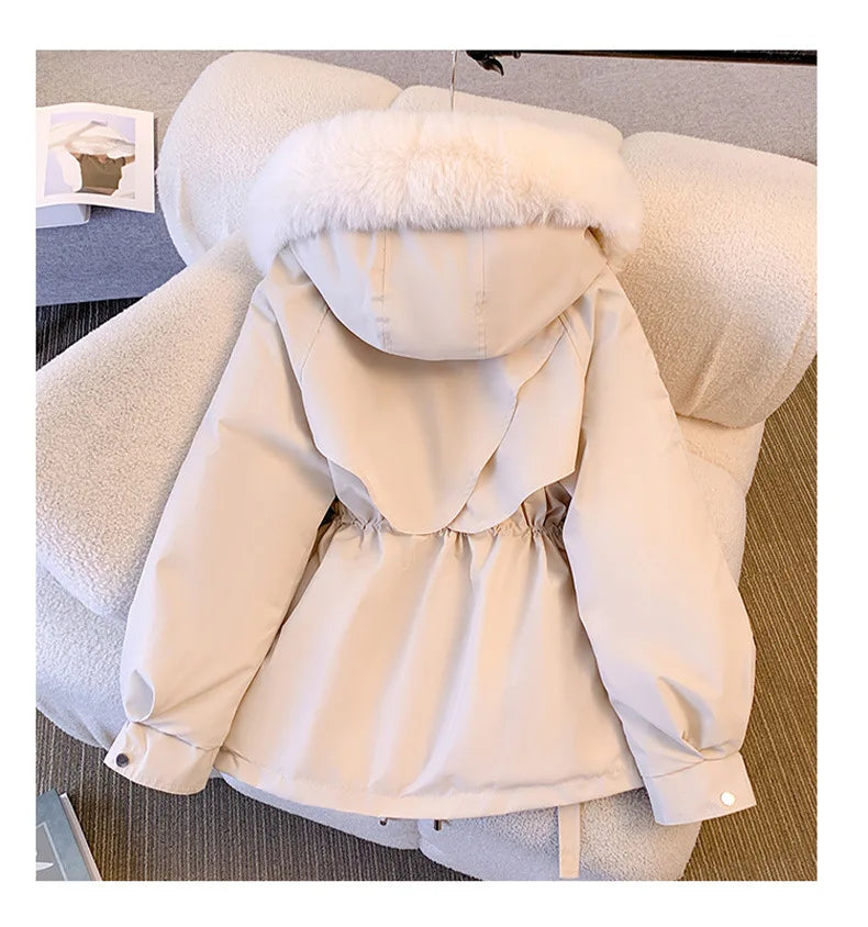 Fleece Lined Hooded Winter Puffer