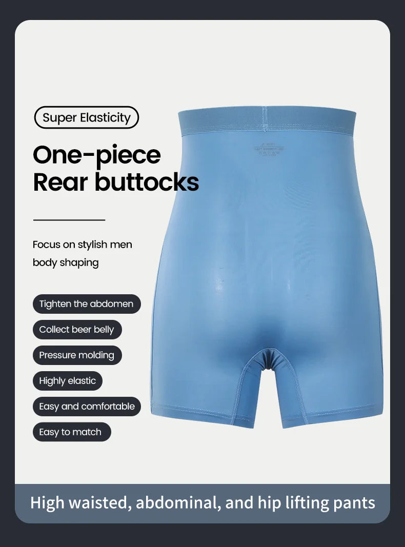 High Waist Sports Boxer Shorts