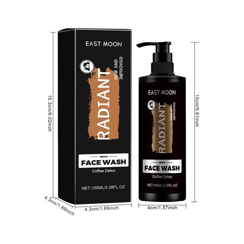 Men Facial Wash Deep Cleansing Oil Control Exfoliating Whitening Moisturizing For Daily Skin Care Dullness Removal