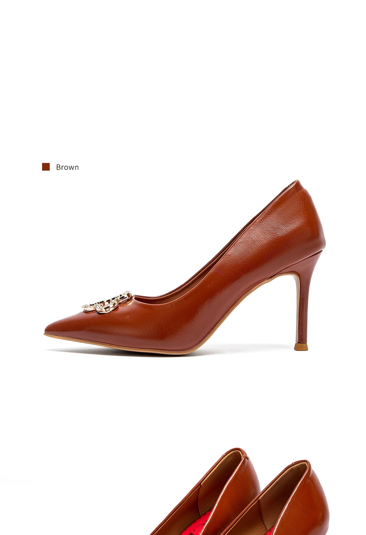 CHCH Women's High Heels 2025 New High Quality Pointed Shoes Business Commuter Women's Shoes Banquet Party Shoes 9cm