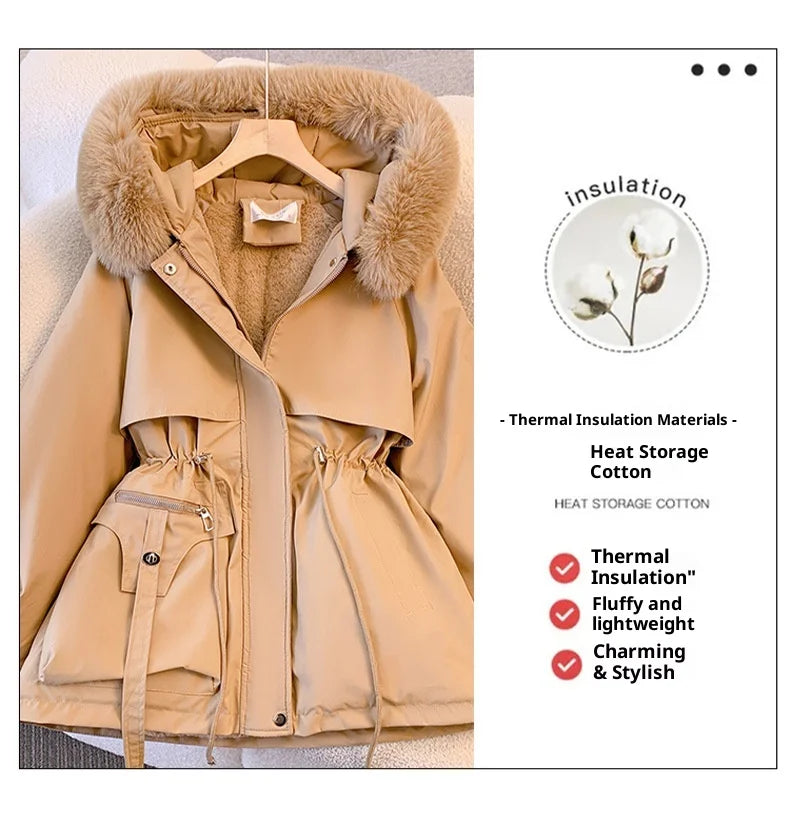 Fleece Lined Hooded Winter Puffer