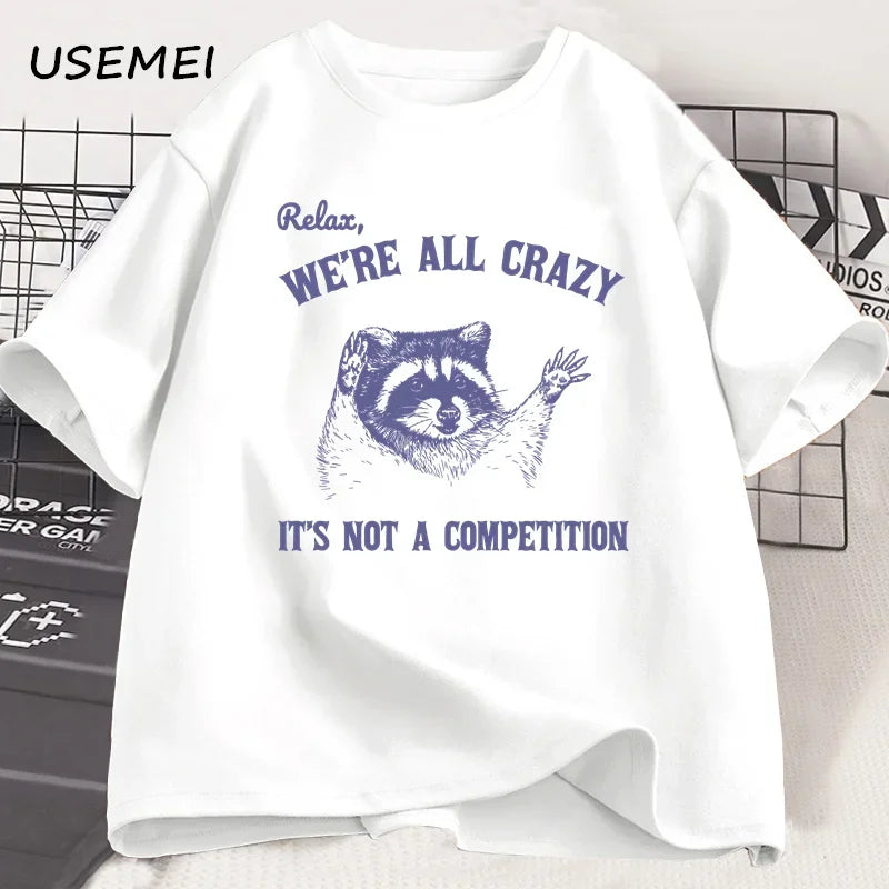Relax Crazy Graphic Tee Men