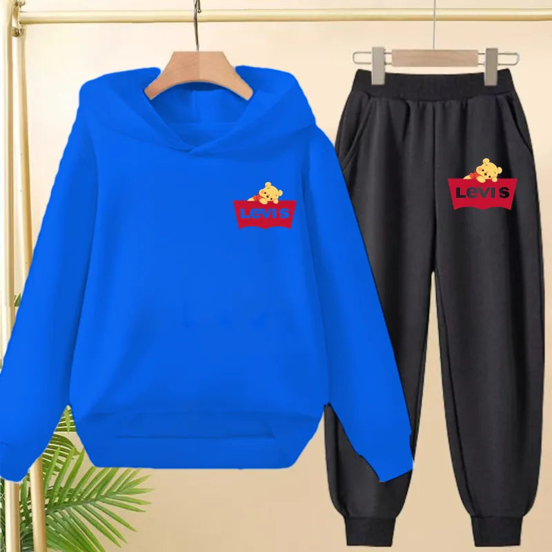 Kids Hooded Sportswear Set