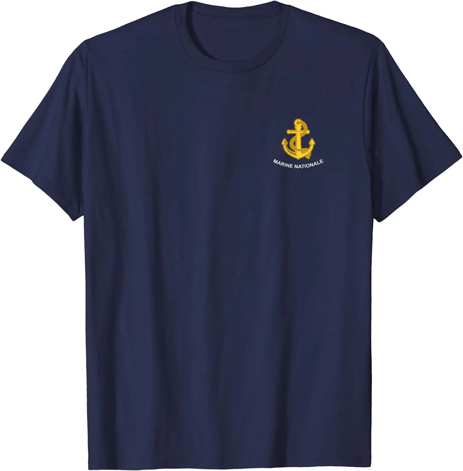 French Marine Print Cotton Tee