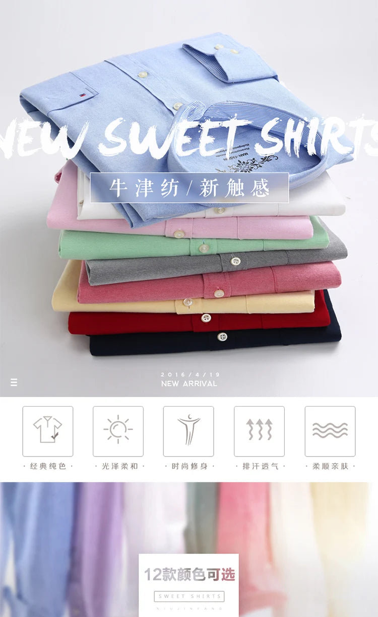 Slim Striped Office Shirt Men