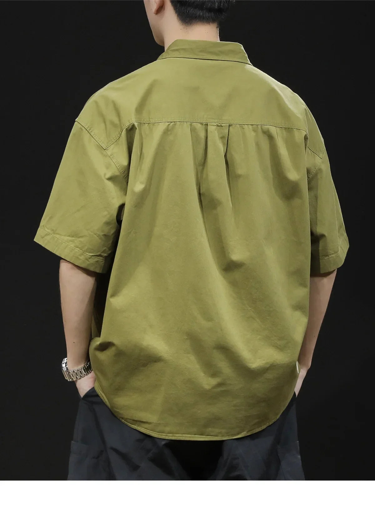 Trendy Casual Zipper Shirt Men
