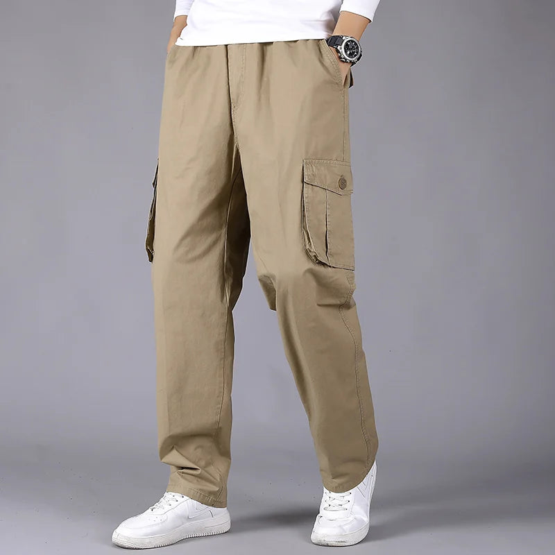 Large Size Casual Cargo Pants