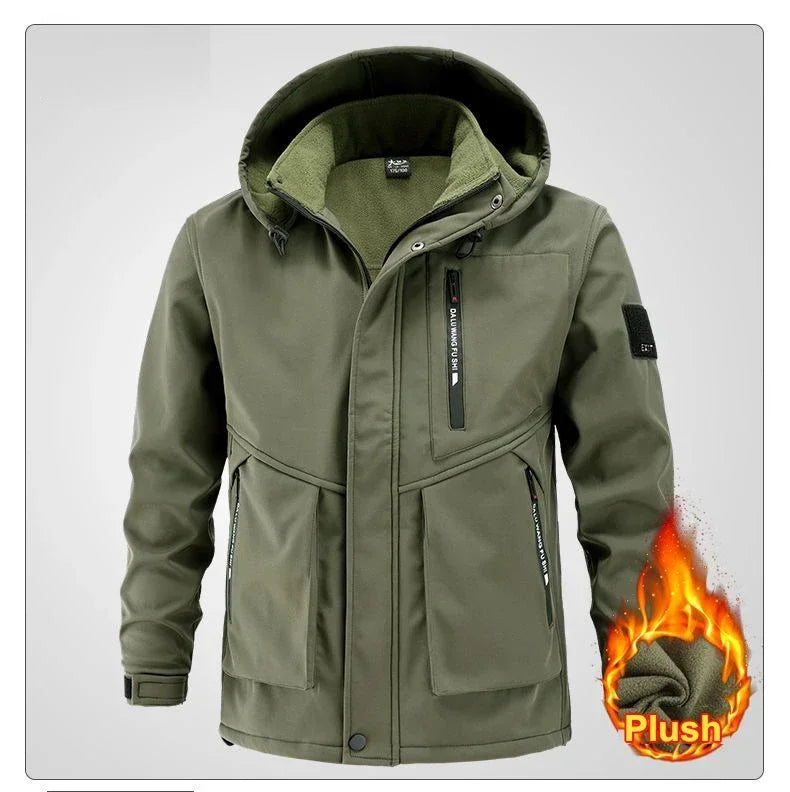 Winter Padded Hiking Jacket Suit