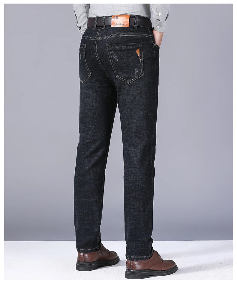 Smart Casual Straight Denim Jeans