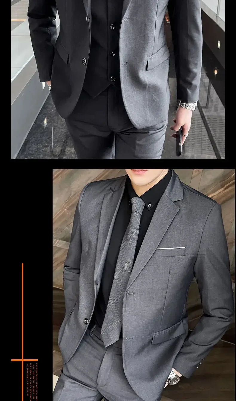 British Style Three Piece Suit