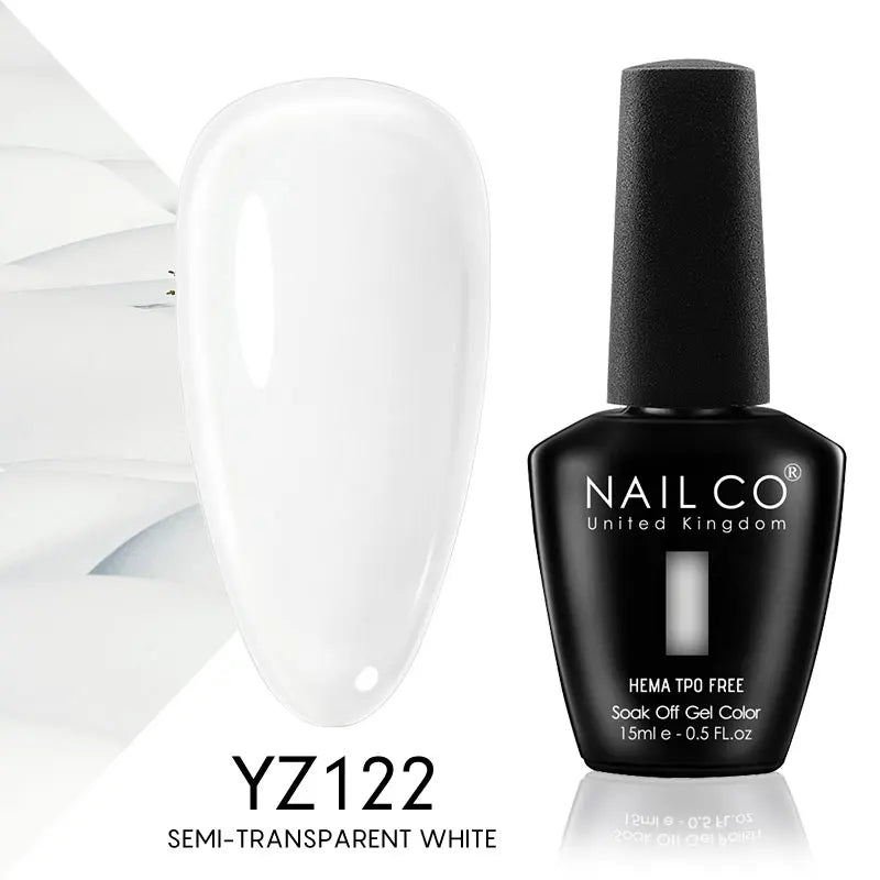NAILCO 15ml Nail Gel Polish Semi Permanent UV Varnish Nails Art Gel Vernis Manicure TOP BASE Nails Products Supplies Equipment
