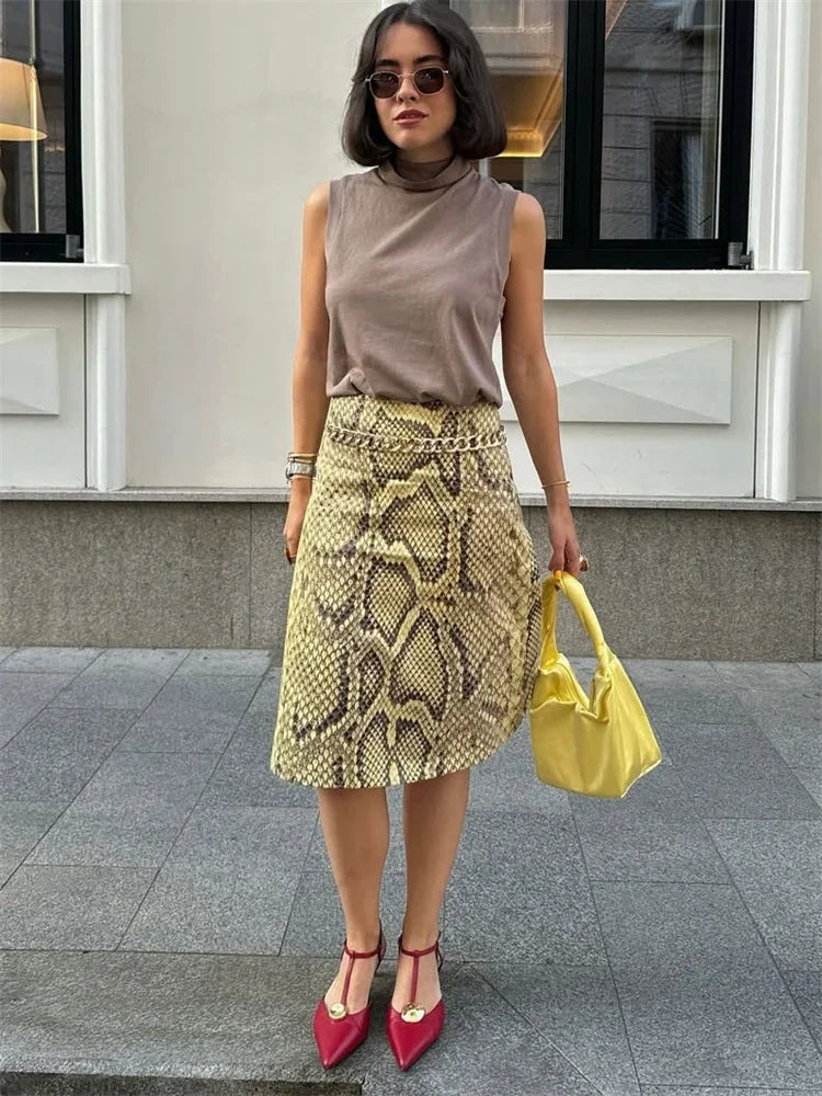Snakeskin Printed Fashion Premium Edition