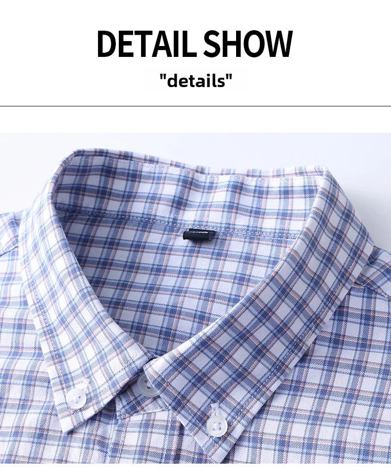 Premium Cotton Checkered Slim Shirt