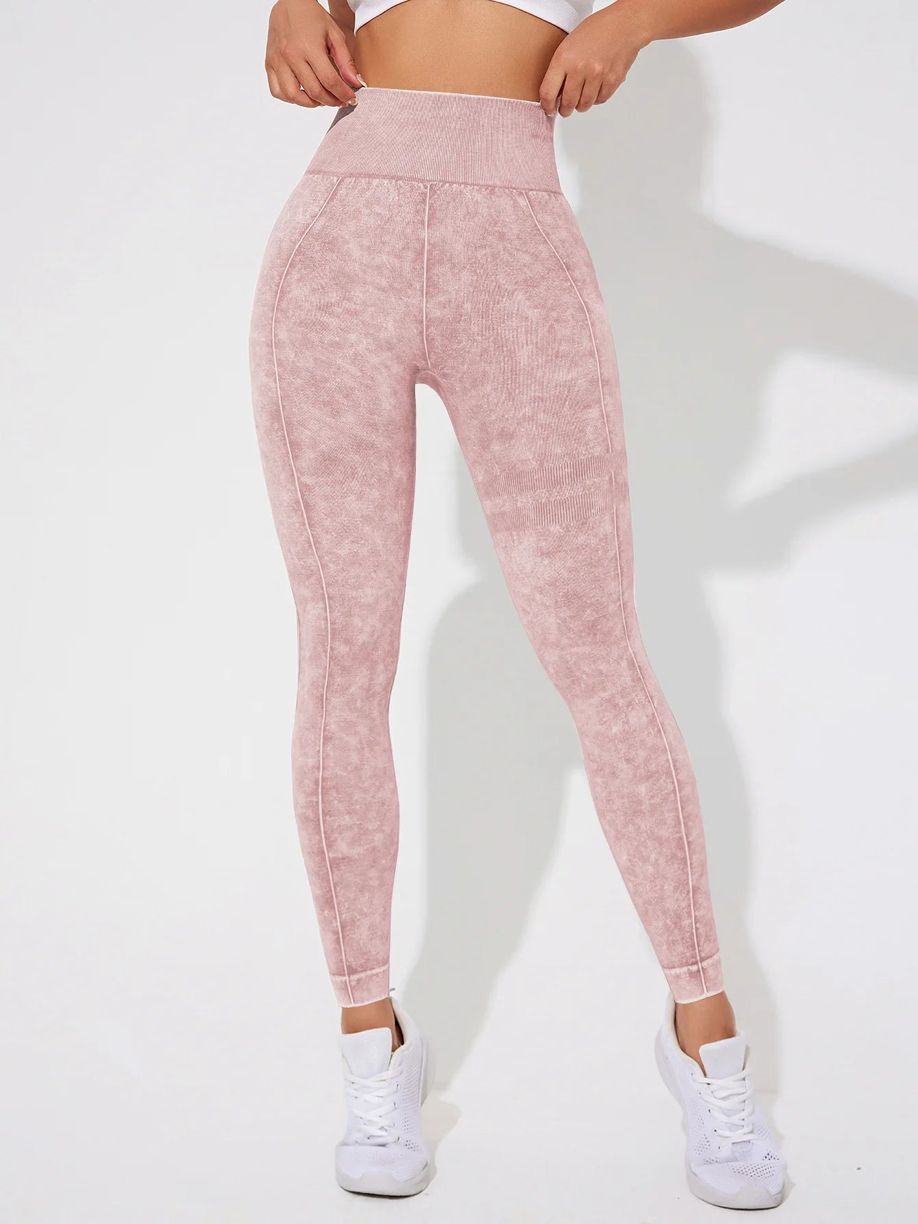 Women Vintage Leggings Gym Fitness Athletic Workout Elastic Leggins Good Elastic Yoga Pants Push Up Sports Training Tights