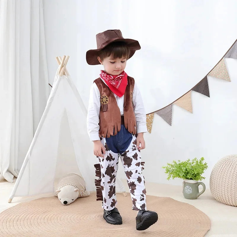 Toddler Cowboy Costume Outfit Set