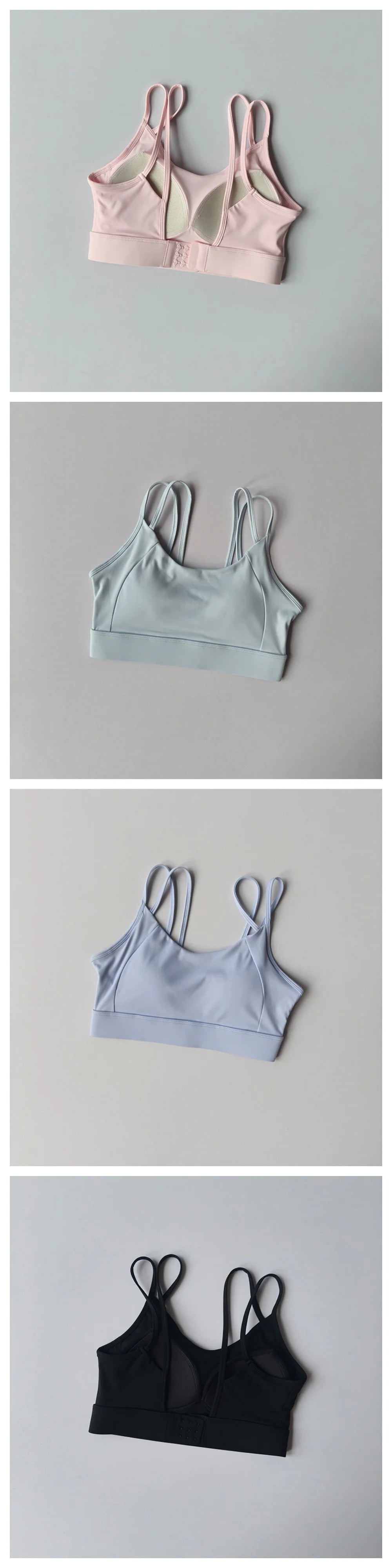 High Support Sports Bra for Women Maximum Impact Racerback Workout Top Moisture-Wicking Running Fitness Bra
