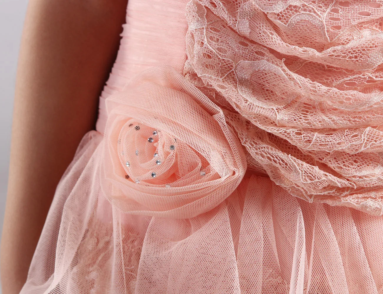 Trailing Princess Party Girls Dress