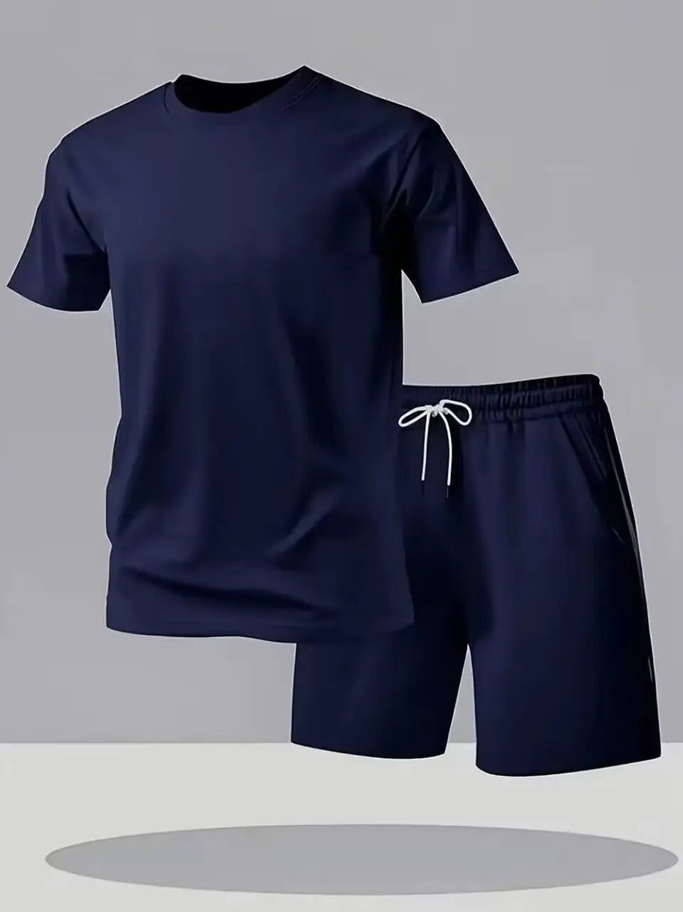 2026 Summer Fashion Men's Tracksuit T-shirt Shorts Set Leisure Short Sleeve Set Jogging Gym Suit Brand Clothing