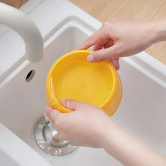 Practical Colorful Round Travel Bowl