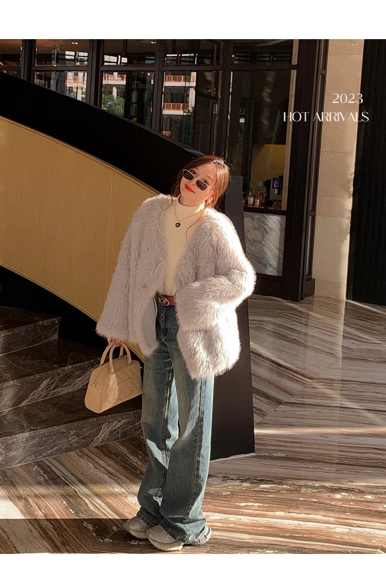 Thermal Turtleneck Fleece Knit Pullover