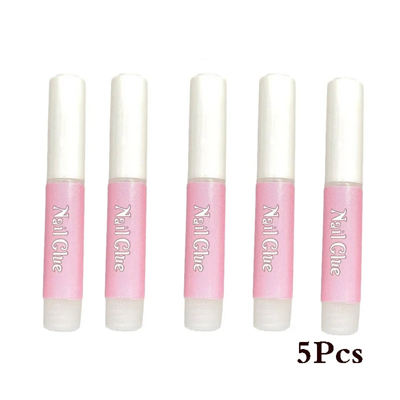 Nail Glue for Press on Nails for Nail Tips Acrylic Nail Glue Long Lasting Super Strong Nail Glue for Nails Salon