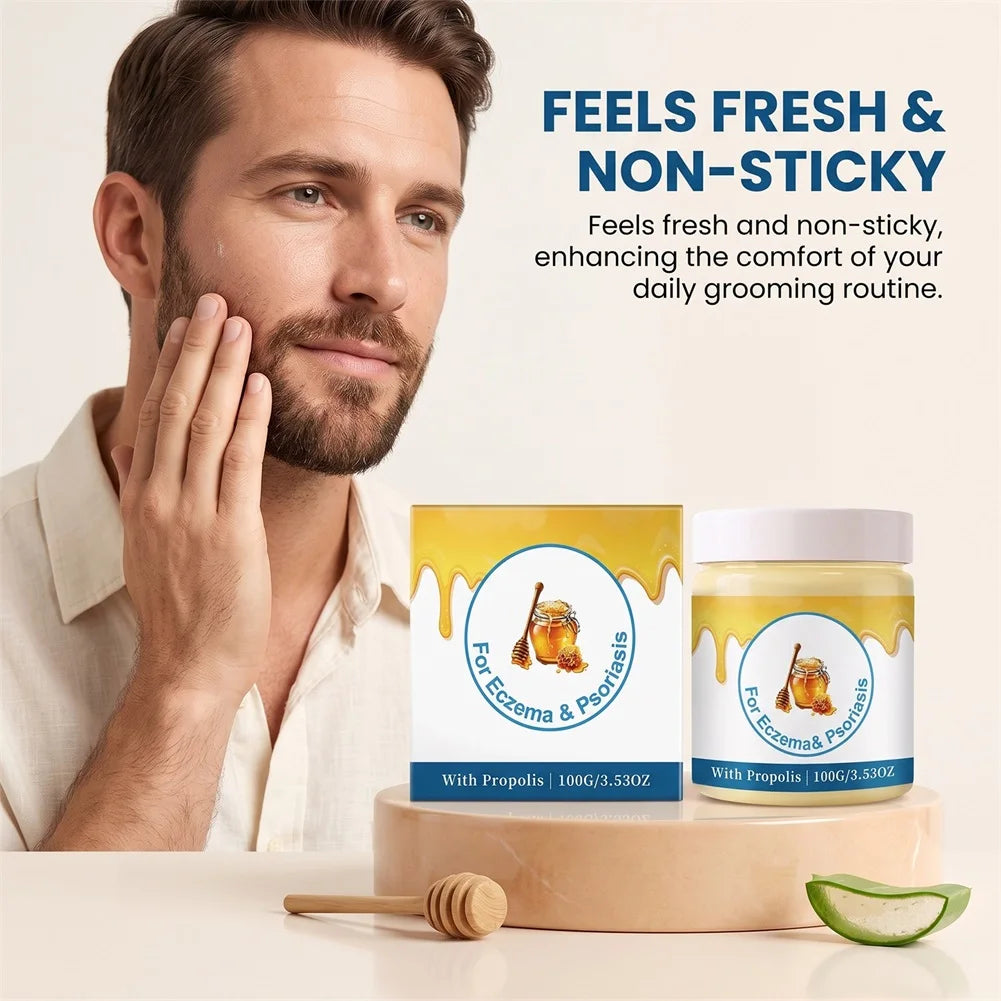 Beard Moisturizing Gel Leave-In Beard Conditioner For Men Hydrates Skin Underneath To Prevent Flakes For Effortless Styling