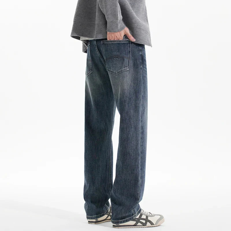 Fashion Casual Straight Jeans Autumn