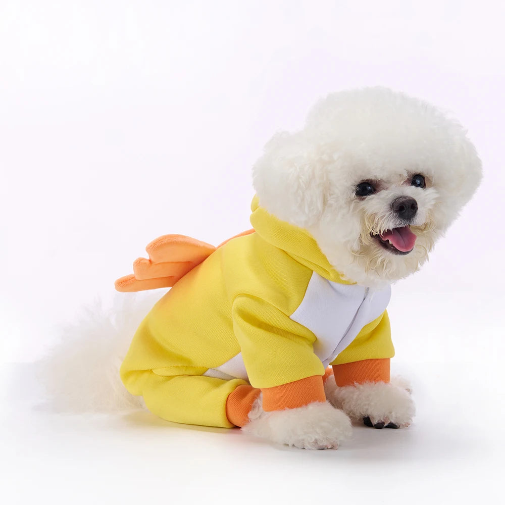 Yellow Chicken Pet Holiday Costume