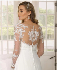 Maternity Boho Lace Wedding Gown