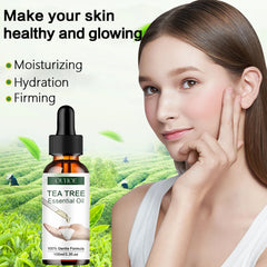 Natural Tea Tree Oil Moisturizing Facial Body Feminine Skin Care Skin Repair Moisturizing Aromatherapy Pure Massage Essential Oi