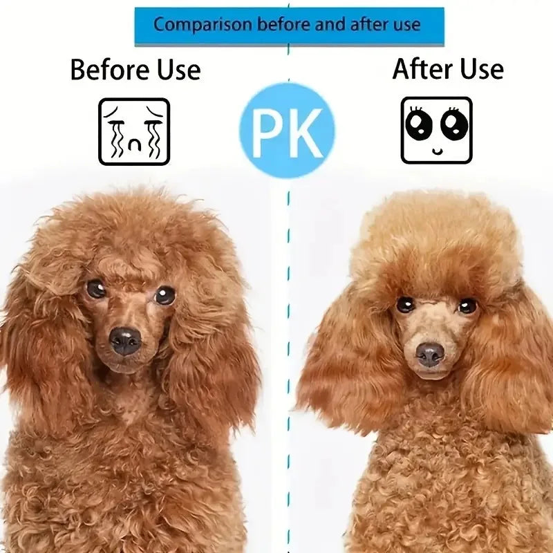Self-Cleaning One-Click Grooming Brush