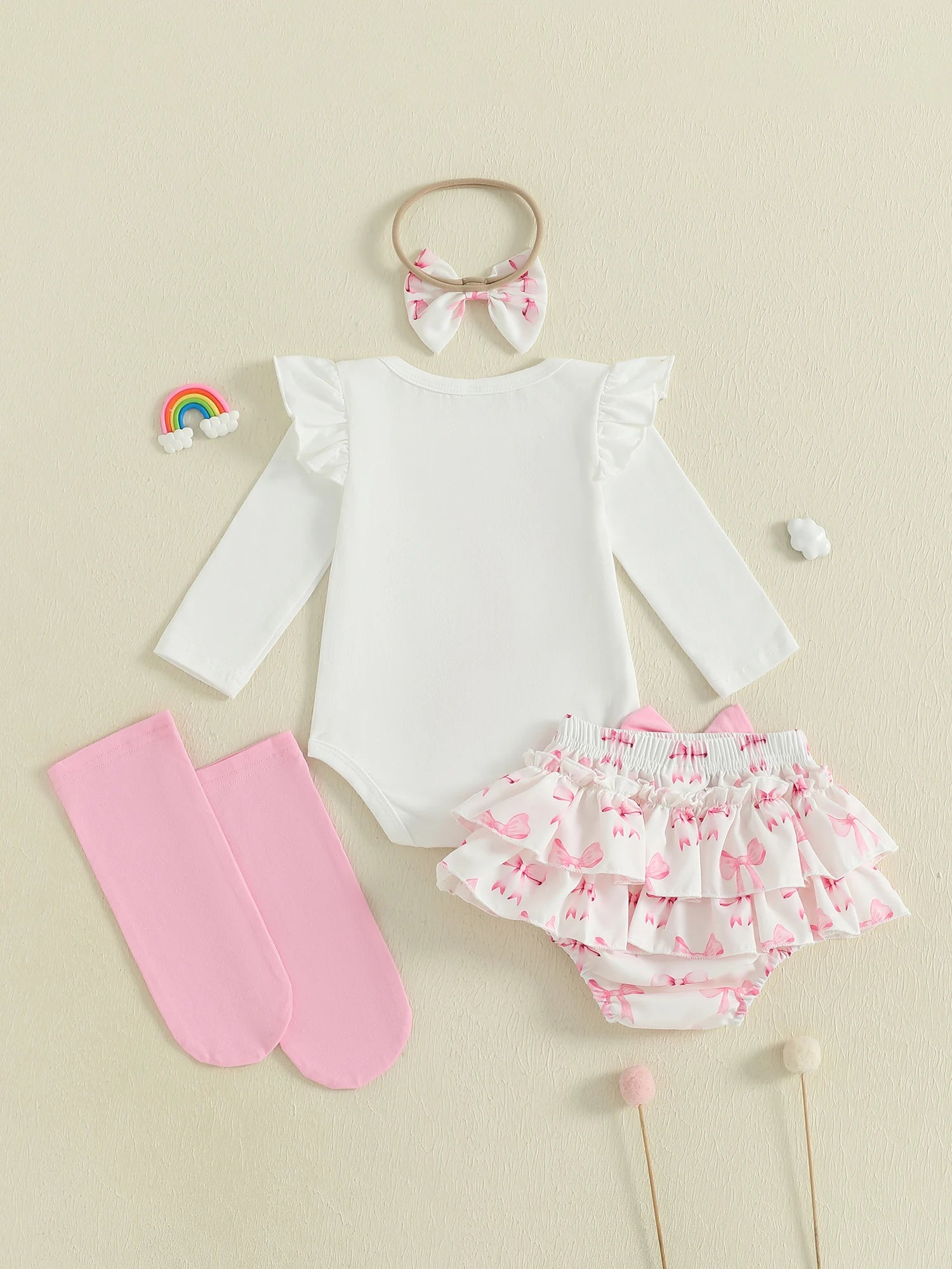 Bow Detail Toddler Autumn Set