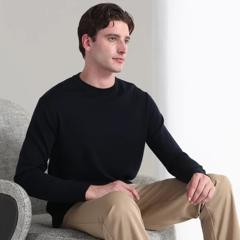 Elastic Warm Knit Pullover