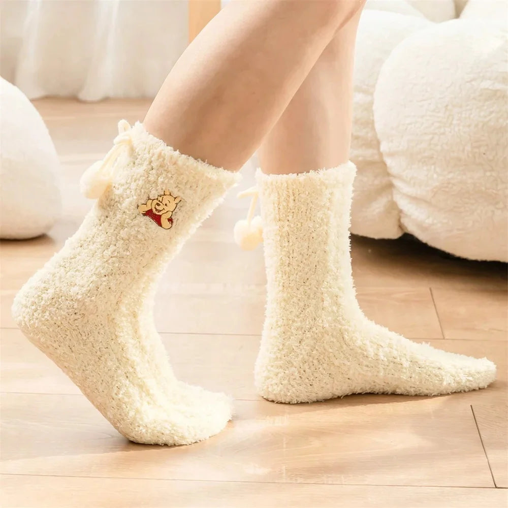 Disney Pooh Cute Cotton Socks