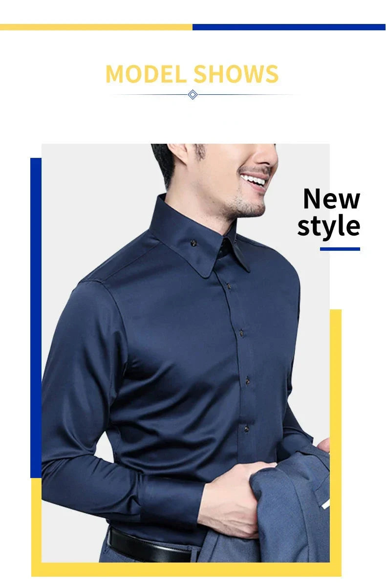 Korean Slim Non-Iron Dress Shirt