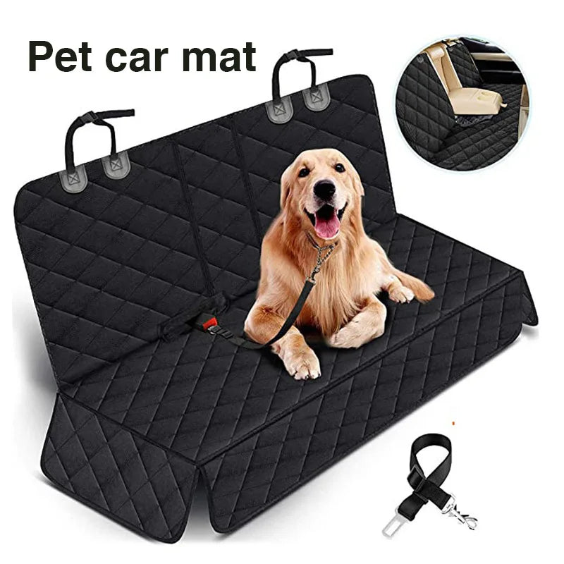 Dog Car Seat Cover Pet Travel Carrier Mattress Waterproof Dog Car Seat Protector With Middle Seat Armrest For Dogs