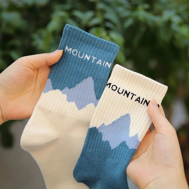 Asymmetrical Street Style Crew Socks
