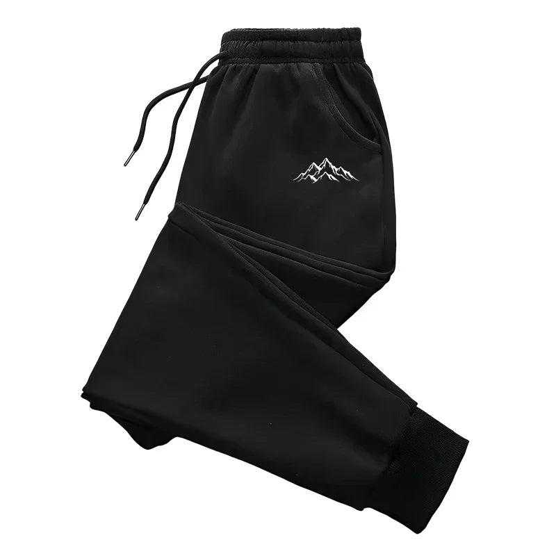 Solid Color Jogger Pants for Men, Classic Design, Versatile Trousers Matching Various Outfits