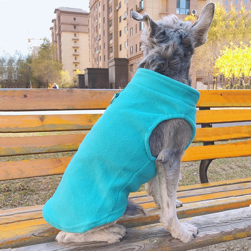 D-Ring Warm Fleece Dog Vest