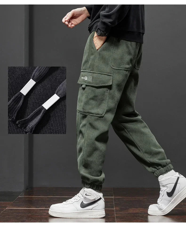Elastic Waist Casual Jogger Pants