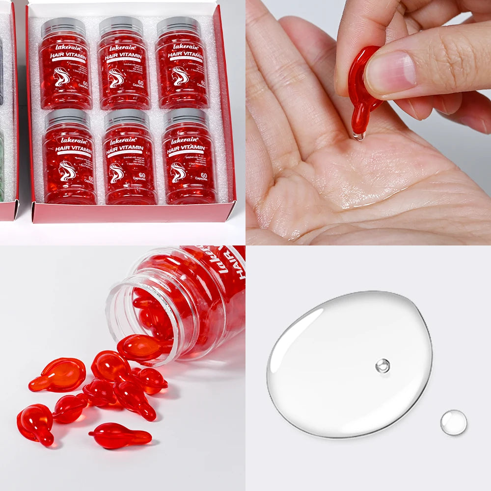 Hair Treatment Serum&Hair care capsules Comfort Hair Care Vitamin Oil Multi-functional Strengthening Smoothing Hair Care Liquid