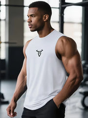 Gym Bodybuilding Workout Muscle Tank Top Summer Cool Quick-Dry Breathable Sleeveless T-Shirts Men Fitness Running Sport Singlets