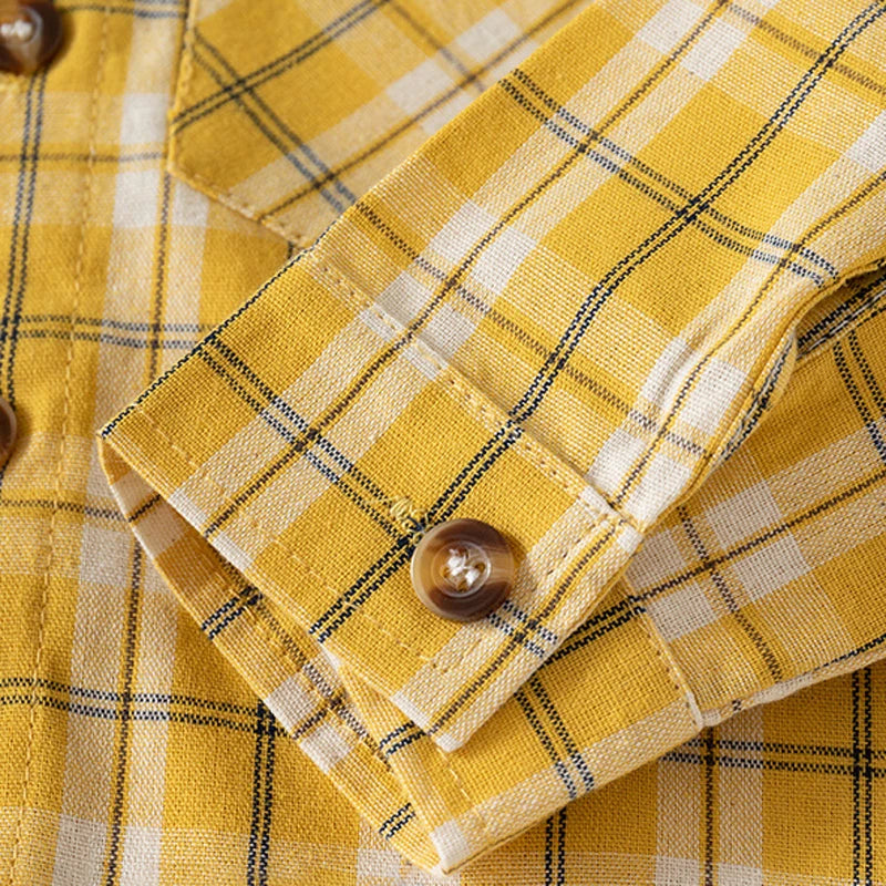 Classic Baby Plaid Cotton Shirt