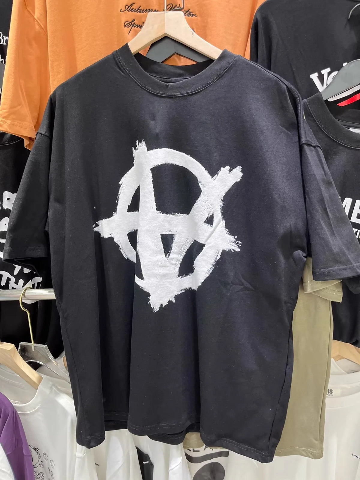 Oversized Heavy Cotton Print Tee