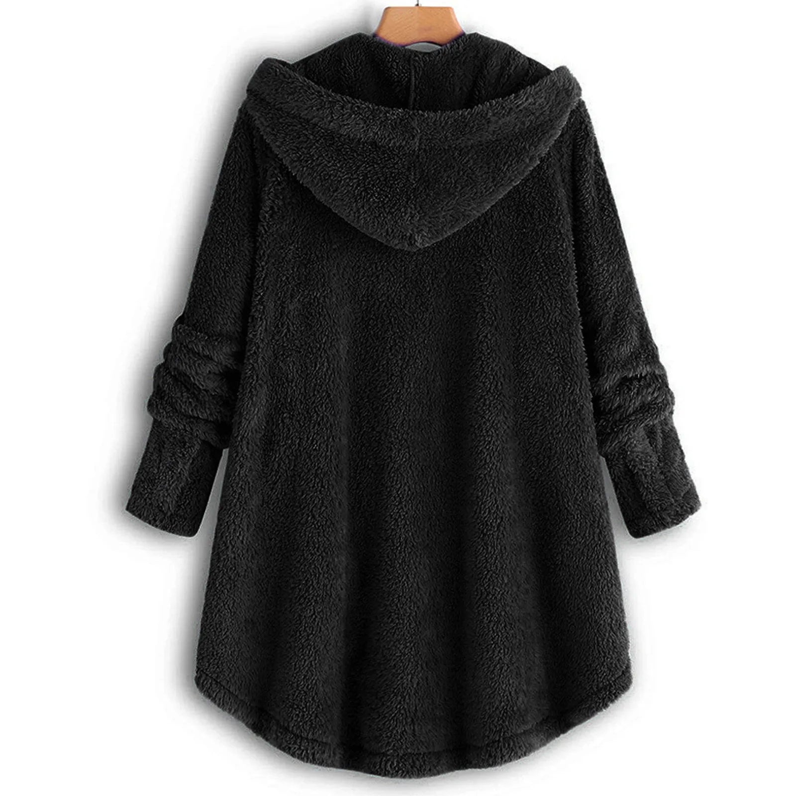 Plush Wool Blend Winter Coat