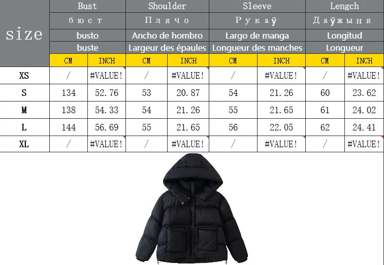 Vintage Hooded Winter Parka Jacket