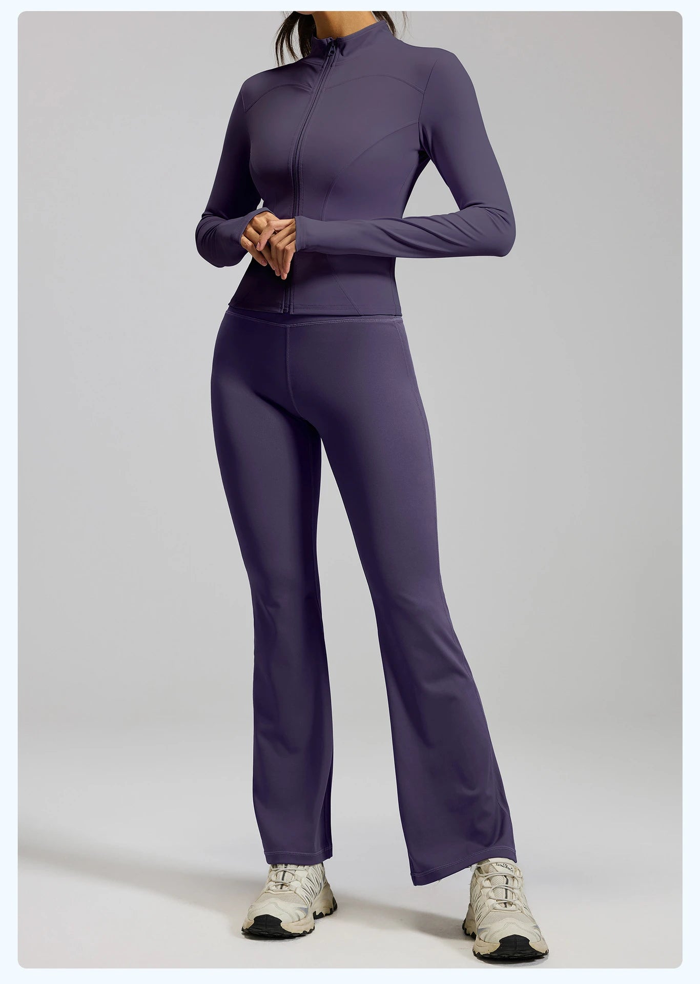 2PCS yoga suit, exercise set, gym set, women's exercise set, running exercise suit, long sleeved exercise suit, yoga suit