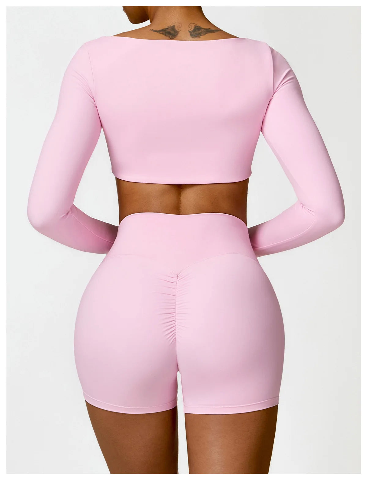 Summer 2PCS Yoga Suit Sports Set Women Quick-Dry Gym Set Women Tracksuit Running Workout Long Sleeve Sports Shirt Yoga Clothing