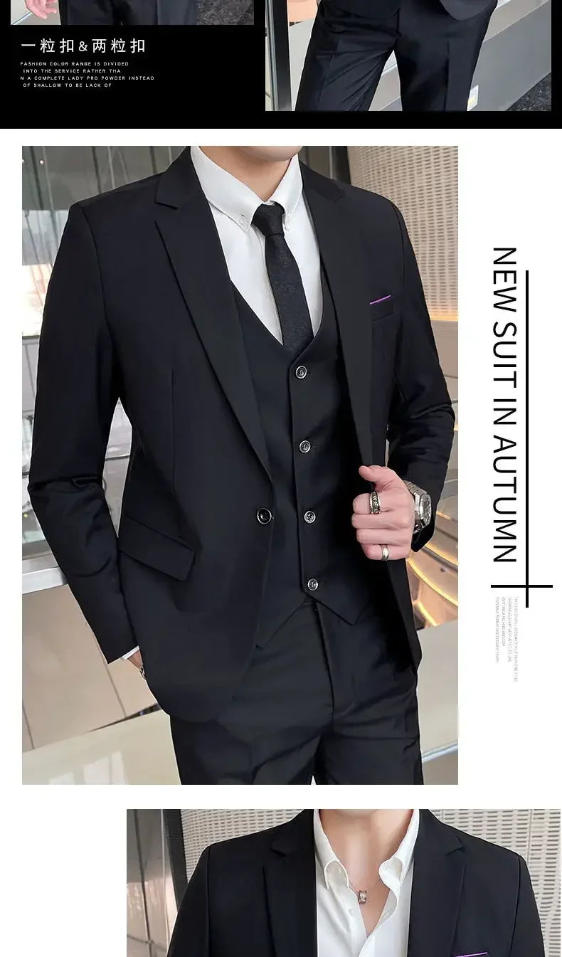British Style Three Piece Suit