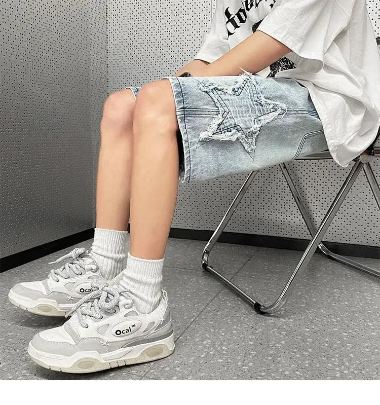Retro High Street Denim Shorts